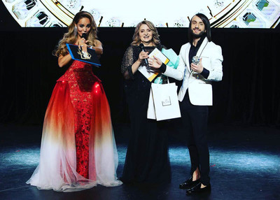 Анна Калашникова и Леван Тодуа, на премии ALUSSO